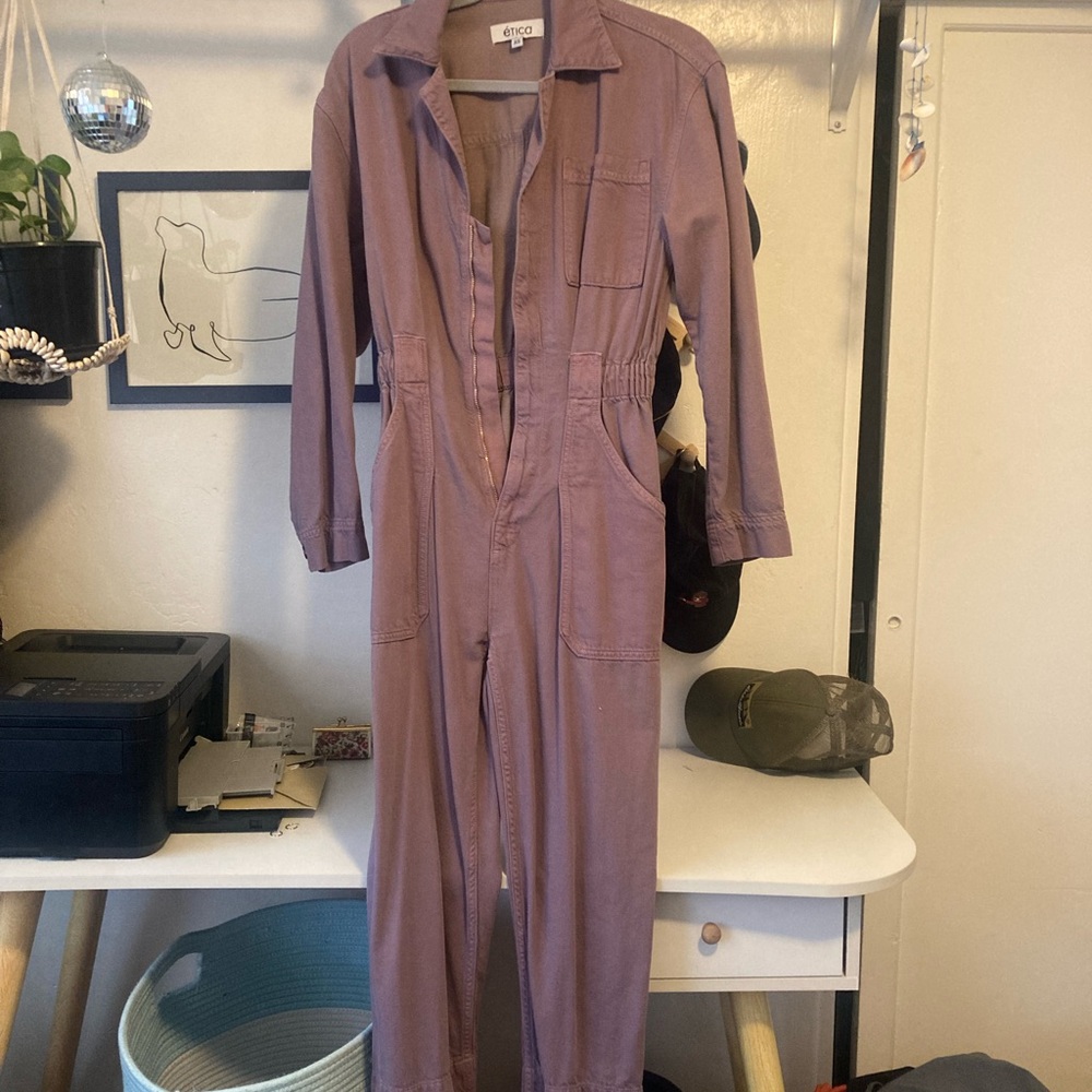 Ética Lavendar Utility Jumpsuit-NEVER WORN